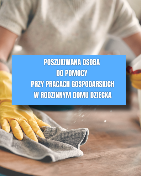 Ogłoszenie - osoba do pomocy przy pracach gospodarskich 
