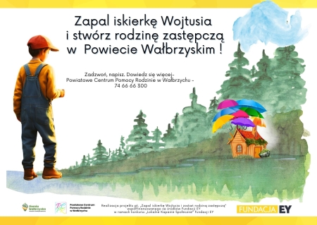 Otwórz swój dom i serce. Zostań rodziną zastępczą w Powiecie Wałbrzyskim